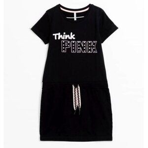 Coccodrillo black dress with front print